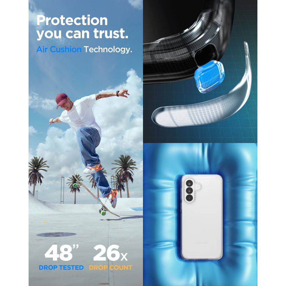 Spigen Ultra Hybrid Case til Samsung Galaxy A37 5G - Gennemsigtig
