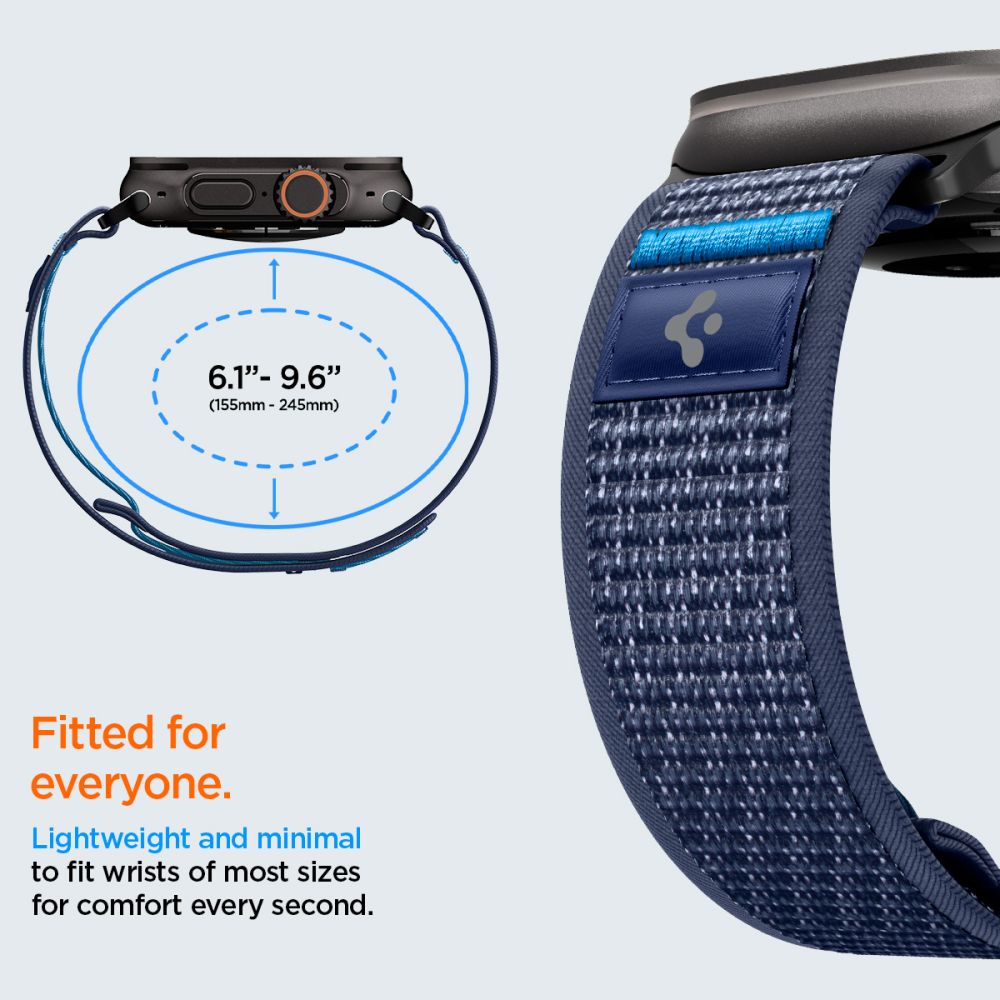 Spigen Athlex Air 2 rem til Apple Watch (44 / 45 / 46 / 49 mm) - Navy Blue