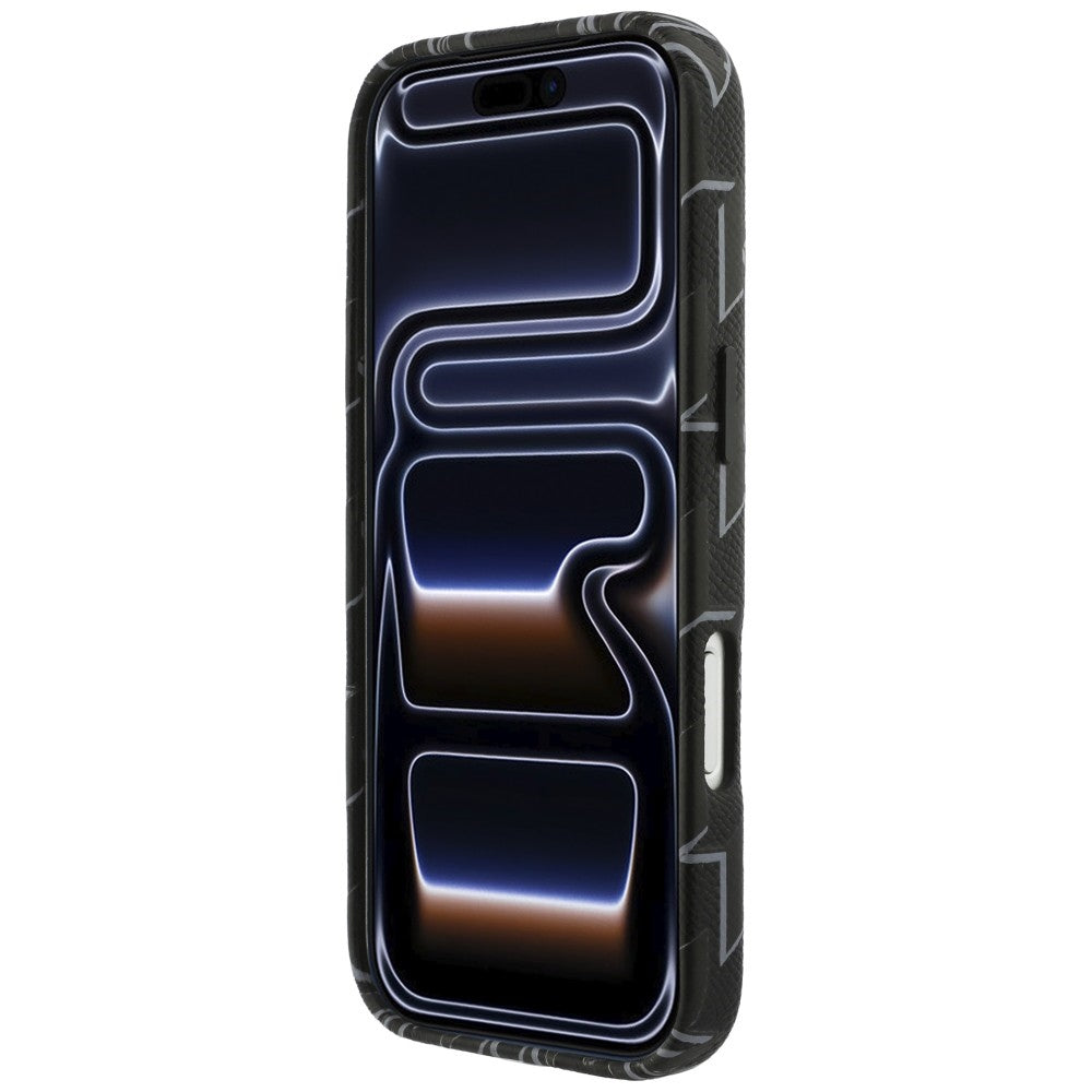 Karl Lagerfeld Monogram Logo MagSafe Case til iPhone 17 Pro Max - sort