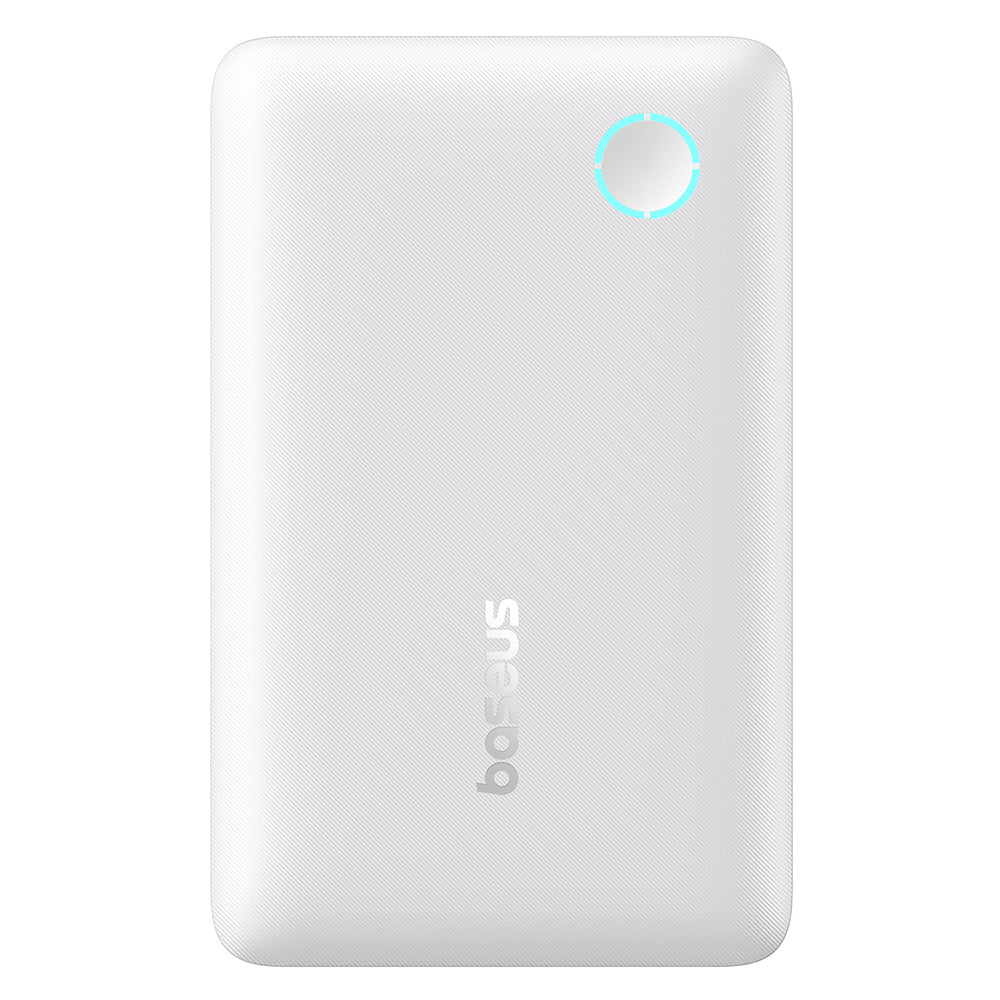 Baseus EnerFill FP11 10000mAh 15W Power Bank with White USB-C Cable 20V/3A 30cm - White