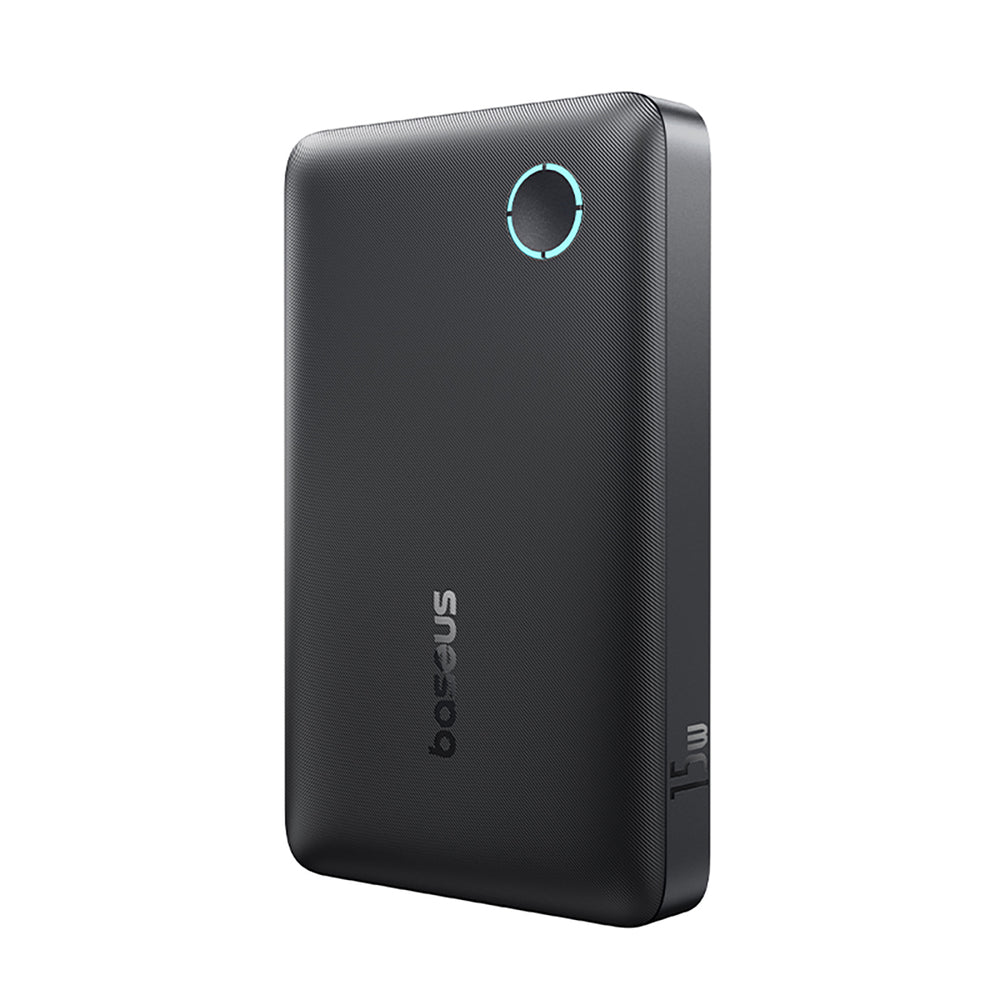 Baseus EnerFill FP11 Power Bank 10000mAh 15W (with black Simple USB-C - USB-C 20V/3A 30cm cable) - black