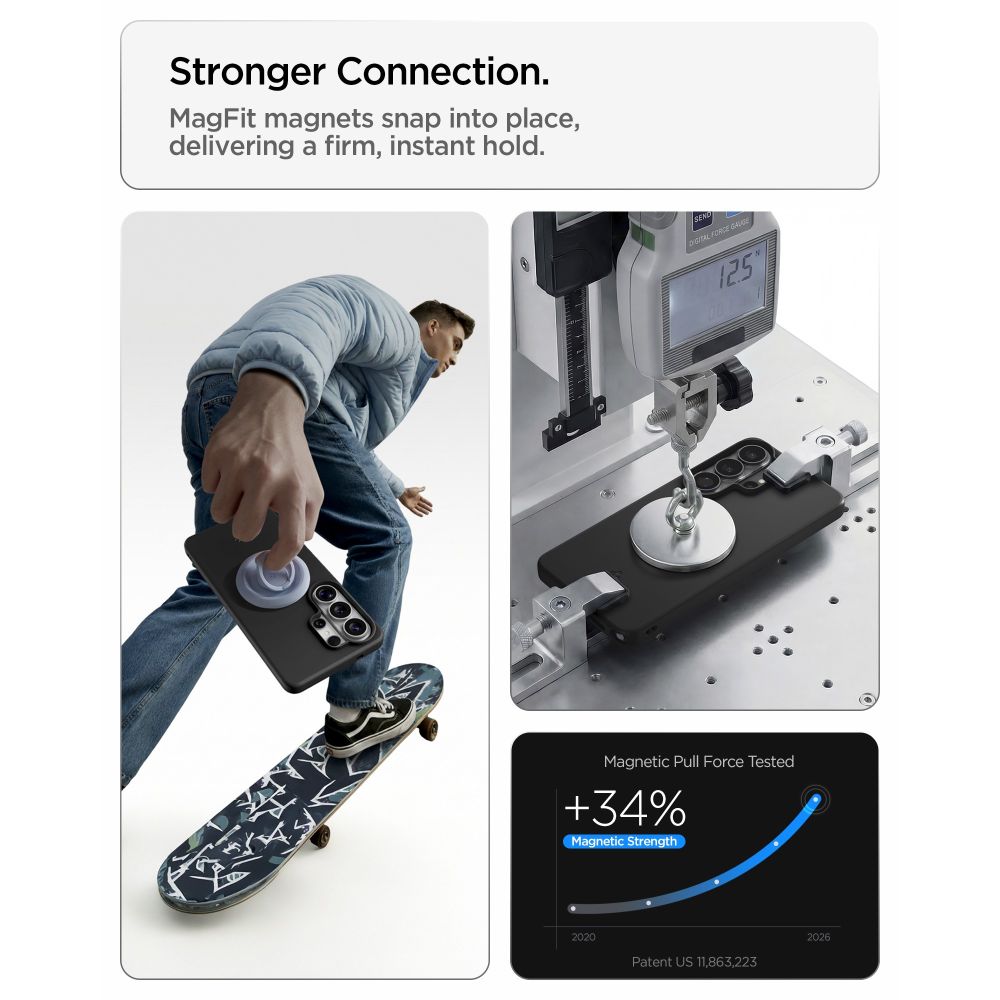 Spigen Thin Fit Mag MagSafe Case til Samsung Galaxy S26 Ultra - sort