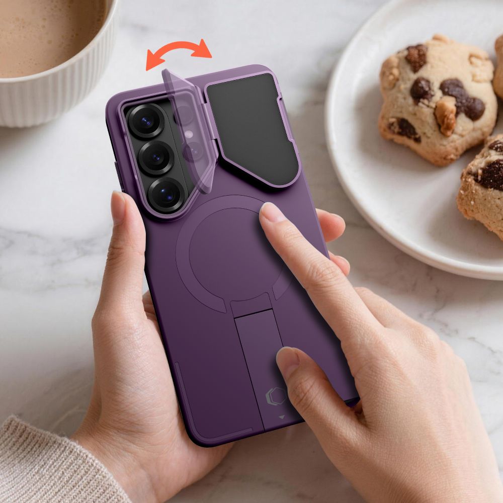 Tech-Protect Kevlar Aura MagSafe Case til Samsung Galaxy S26 Ultra - Purple