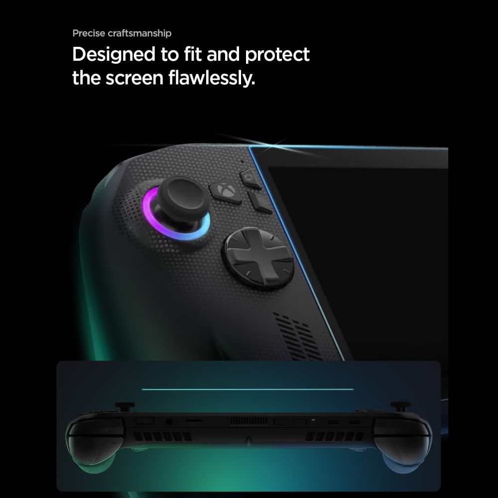 Spigen Glas.tR Slim tempereret glas 2-pakke til ROG Xbox Ally X (2024/2025) / ROG Xbox Ally (2025) / ROG Ally (2023) / MSI Claw 7 AI+