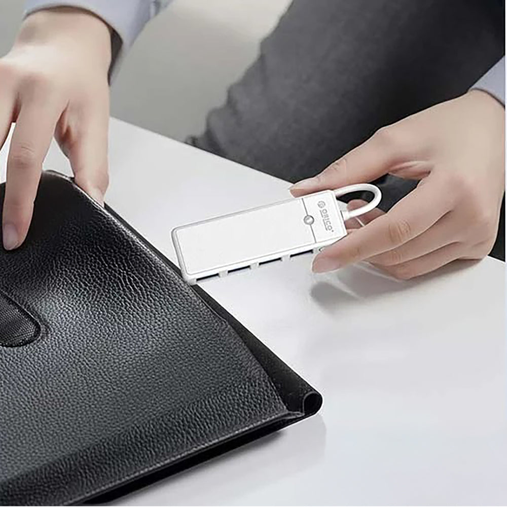 Orico PAPW4A-C3 USB Hub 4-port 4x USB-A 3.0 0.5 m - white