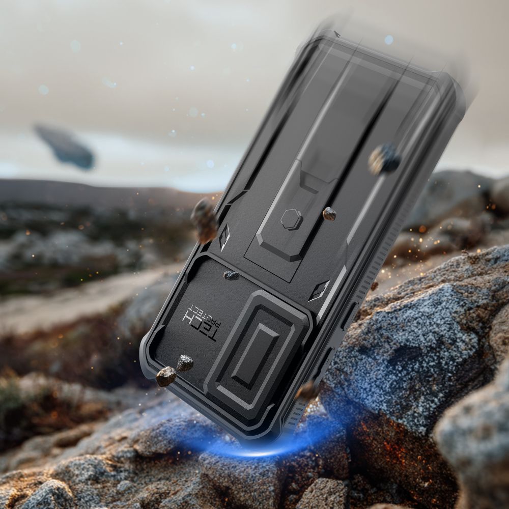 Tech-Protect Kevlar Cam+ 2-Set Case til Samsung Galaxy A57 5G - sort