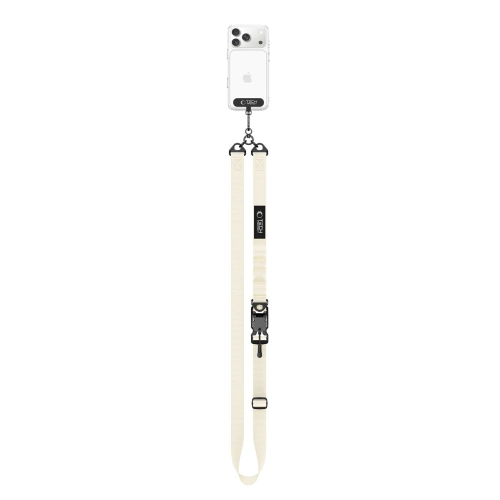 Tech-Protect C9S Rope Crossbody Phone Lanyard - beige