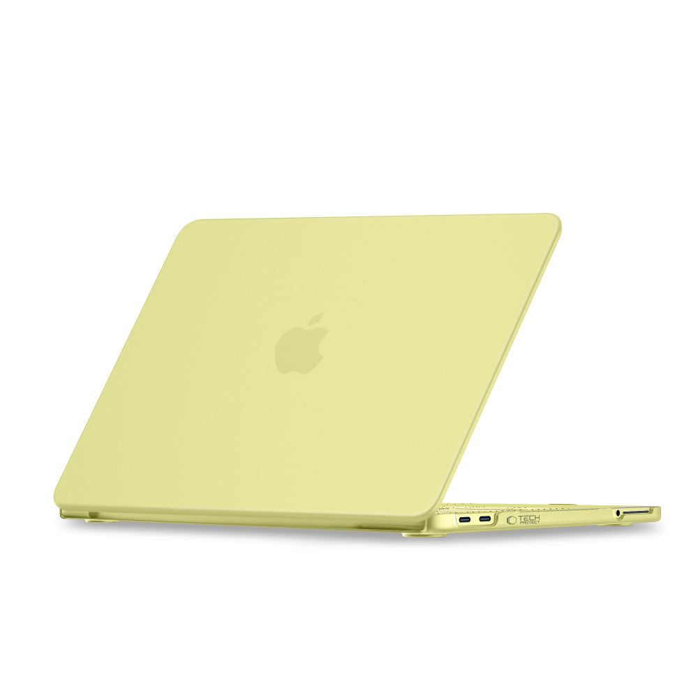 Tech-Protect Softshell-kasse til MacBook Neo 13 2026 - matt gul