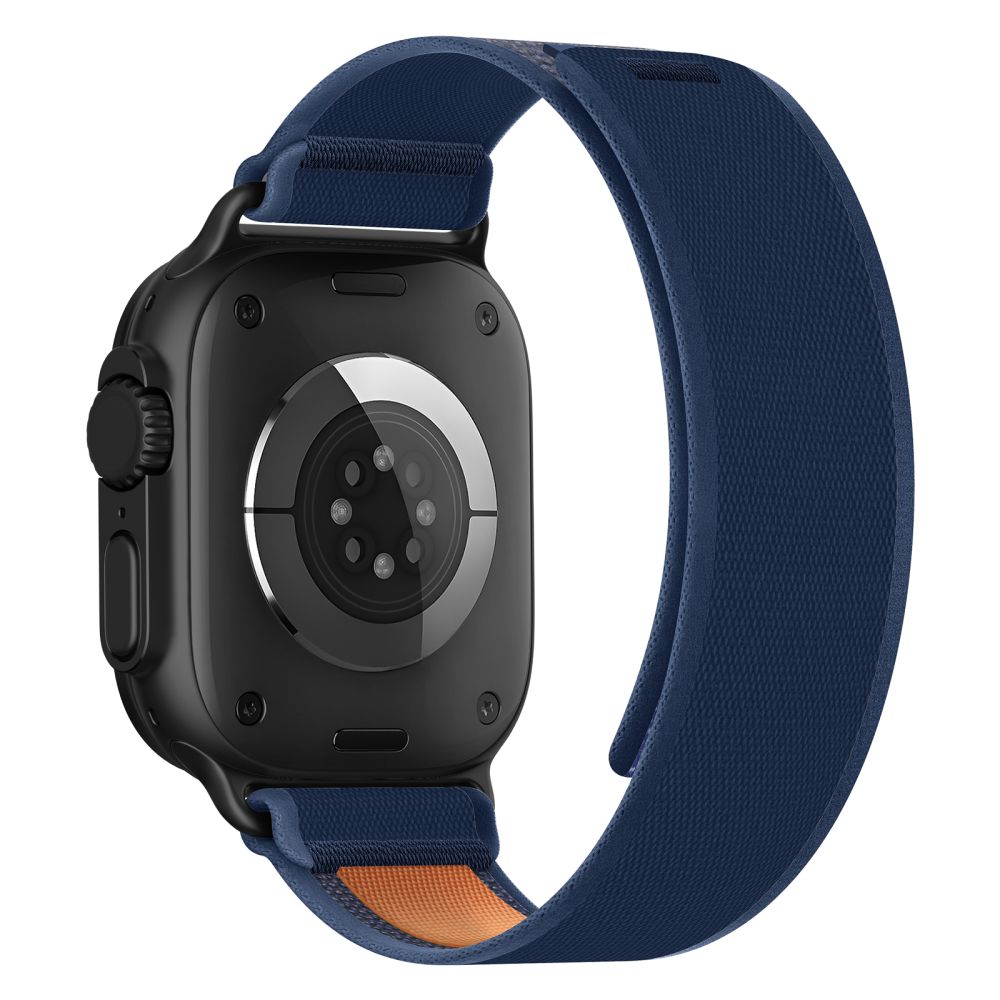 Tech-Protect Nylon Elite Strap til Apple Watch 44 / 45 / 46 / 49 mm - Navy Blue