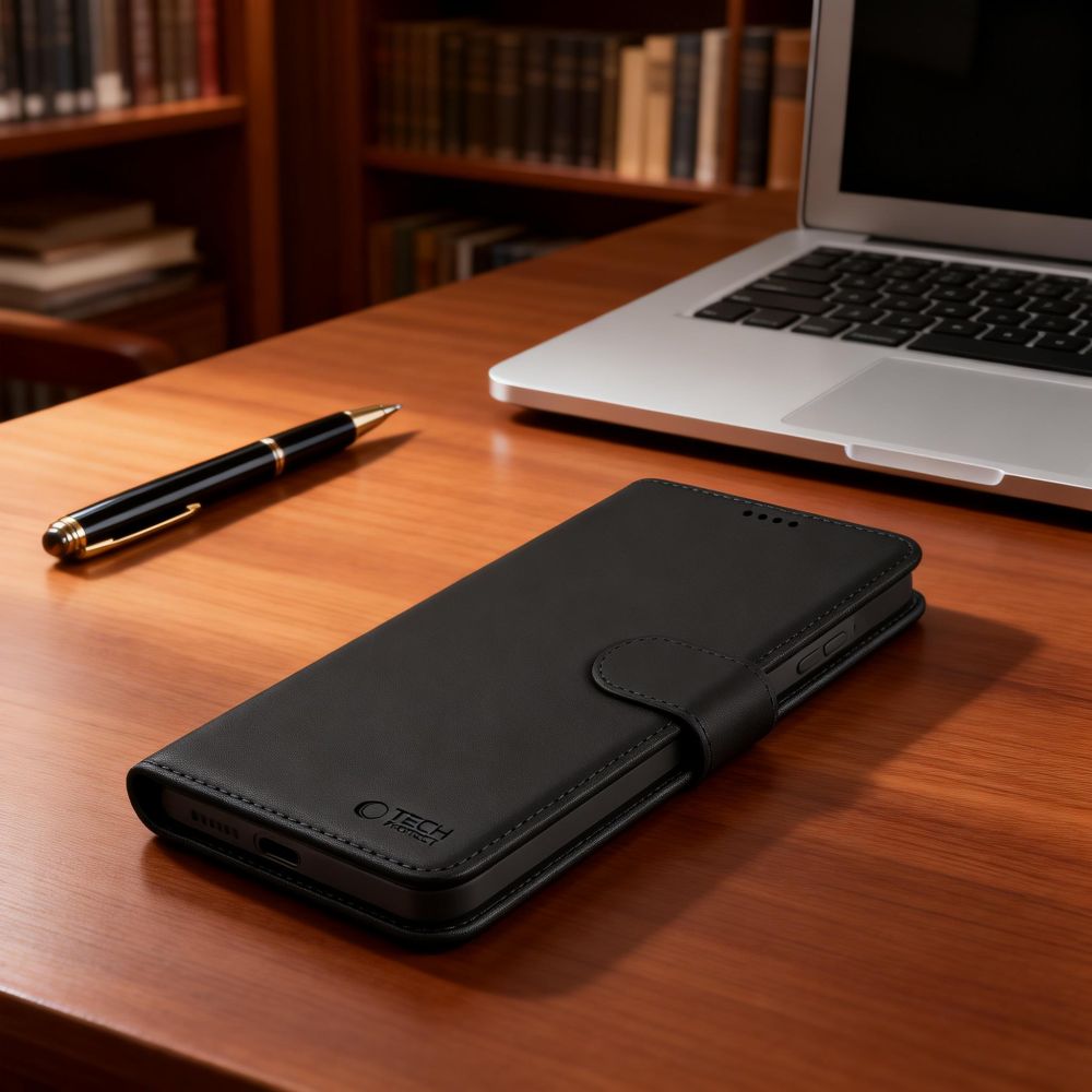 Tech-Protect Wallet MagSafe Case til Samsung Galaxy S26 - Matte sort