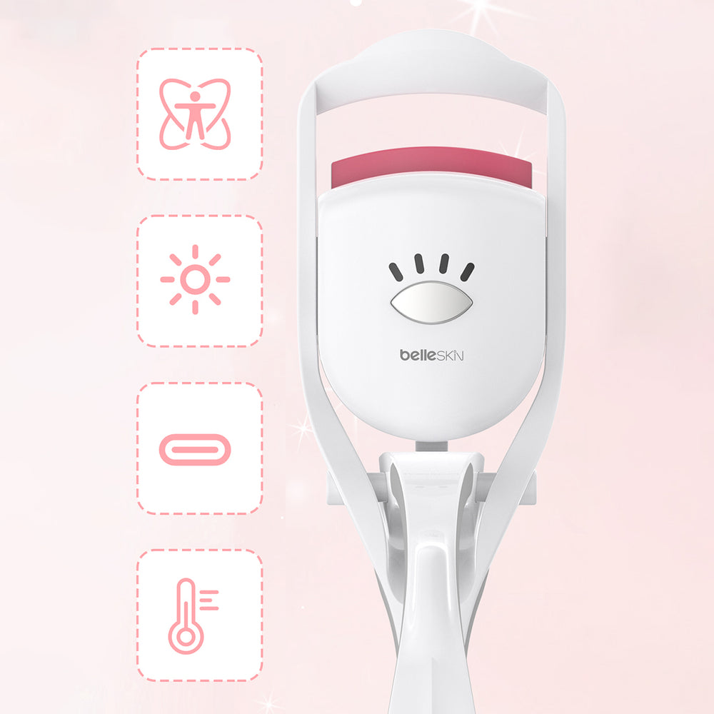 Belleskin by MAXGROOM BM2310 Heated Eyelash Curler - White