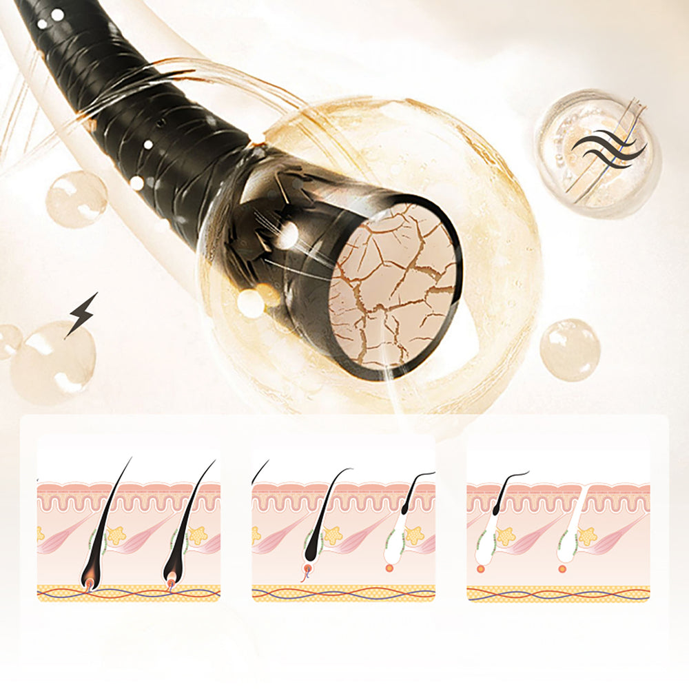 MAXGROOM JD-TM003 IPL epilator for hair removal - white and pink