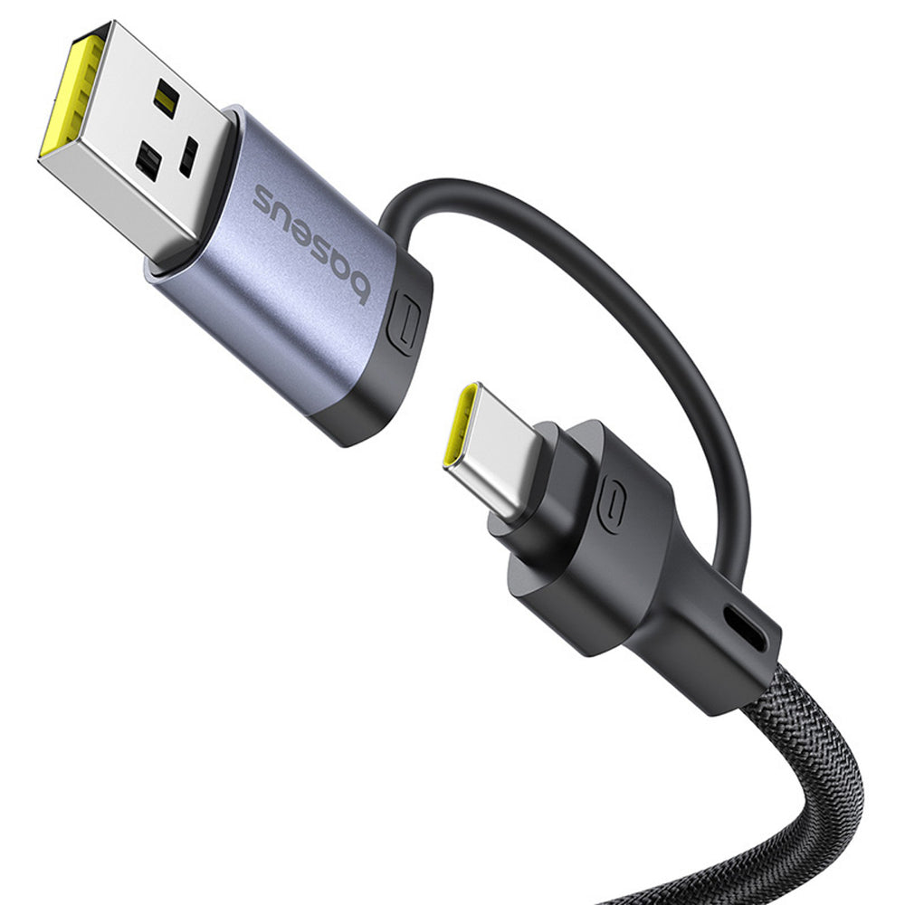 Baseus UltraJoy Series USB-A/USB-C hub 4xUSB-A 3.1 1xUSB-C 5V - gray