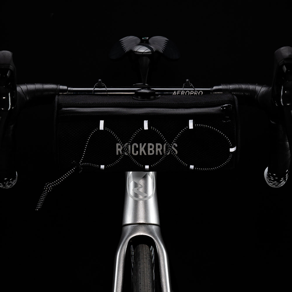 Rockbros TL002 ROAD TO SKY 1.5L Handlebar Bike Bag Waterproof - Black