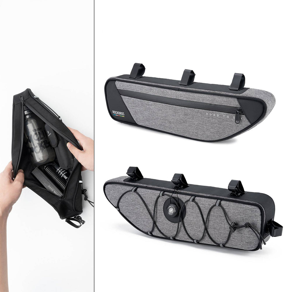 Rockbros TL003 ROAD TO SKY 2L Frame Bag Waterproof - Gray