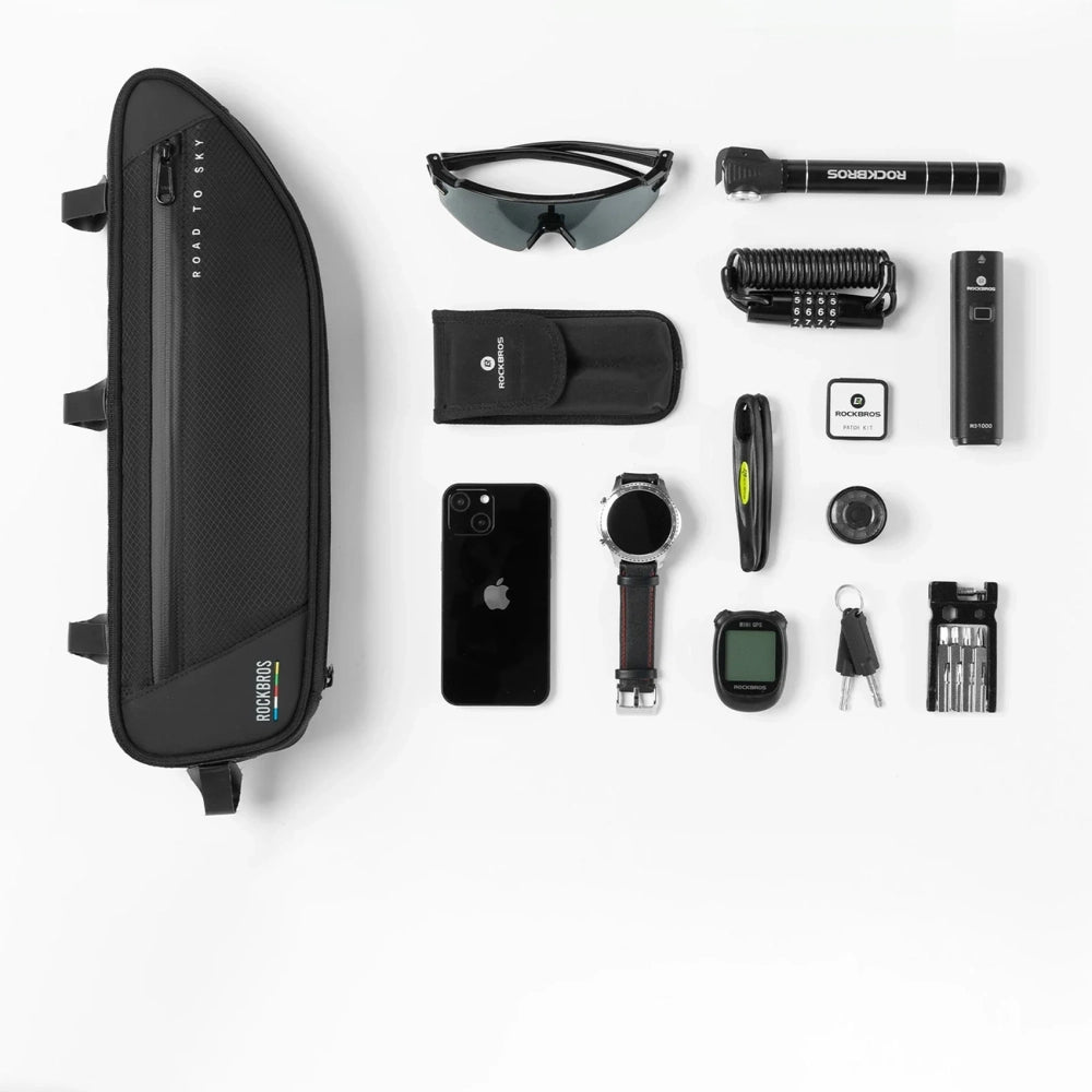 Rockbros TL003 ROAD TO SKY 2L Frame Bag Waterproof - Black