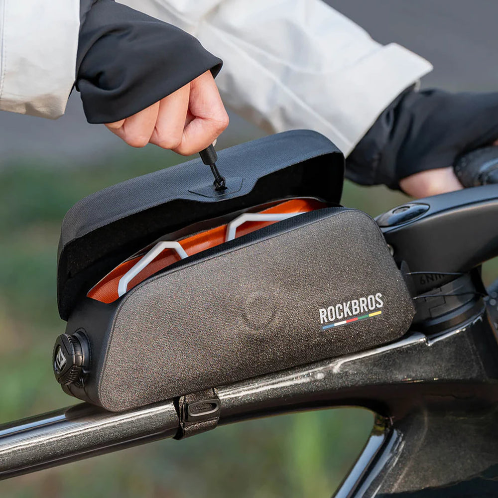 Rockbros AS-134 ROAD TO SKY waterproof bike frame bag 0.6 l - black
