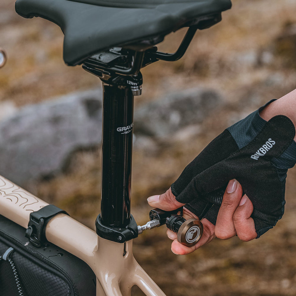 Rockbros ROAD TO SKY VK-KC10 6-in-1 Håndtag-monteret cykel Multitool - Brunt