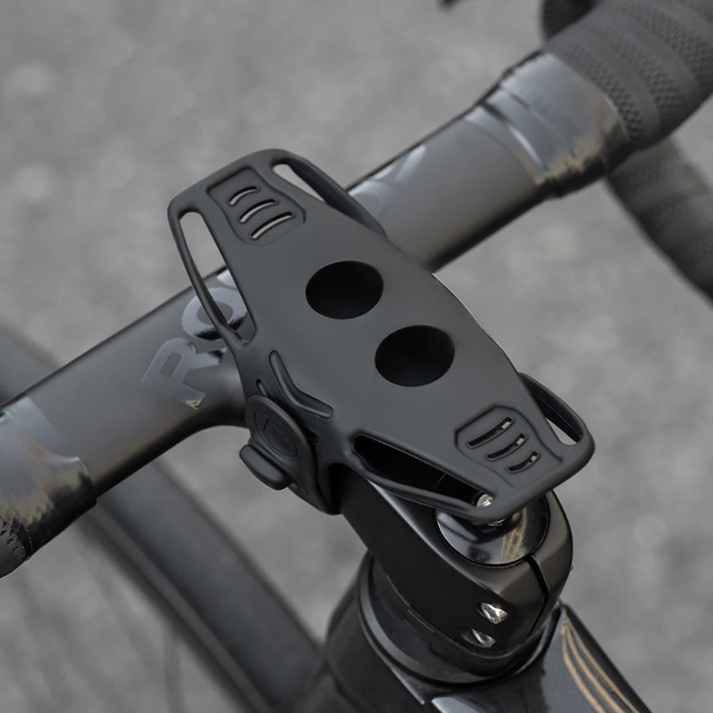 Rockbros LF24166 Silicone Bike Phone Holder 4-7" - sort