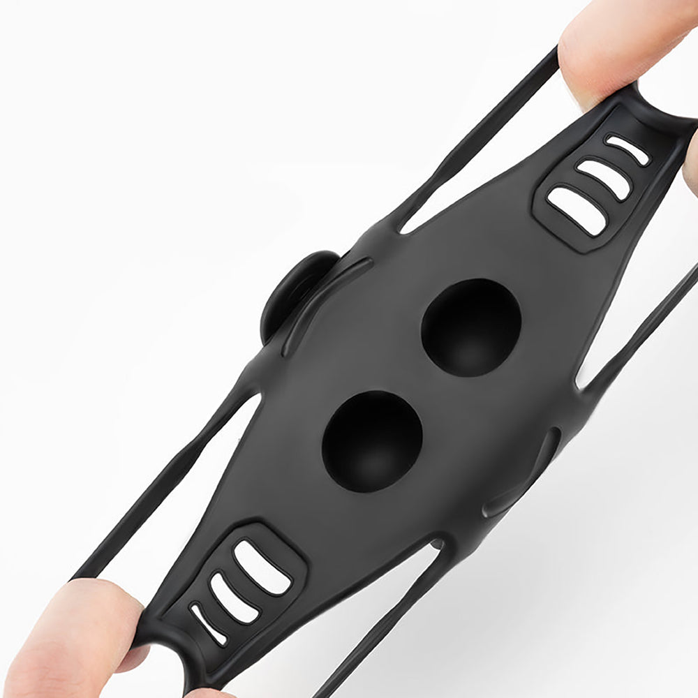 Rockbros LF24166 Silicone Bike Phone Holder 4-7" - sort