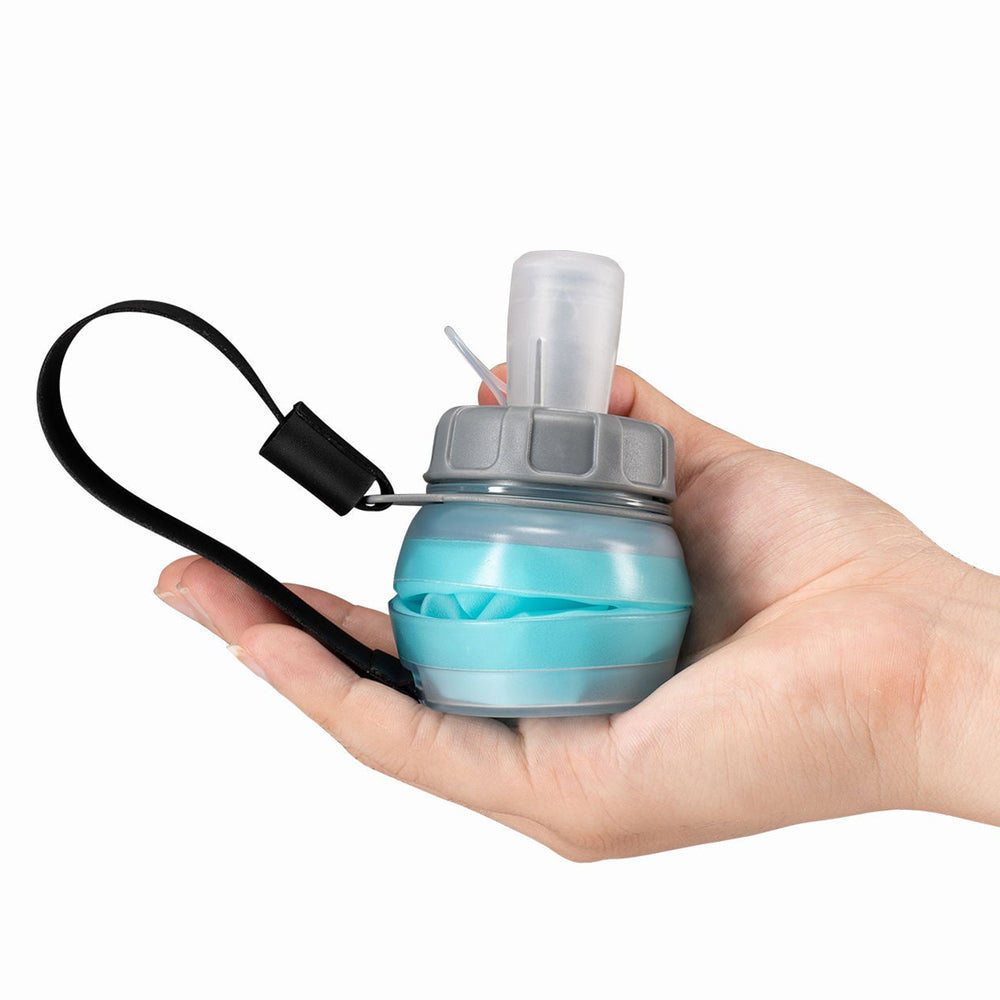 Rockbros 350017002 soft flask running water bottle 500 ml - light blue