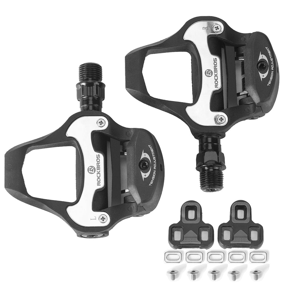 Rockbros LP-R LOOK system vejpedaler - sort