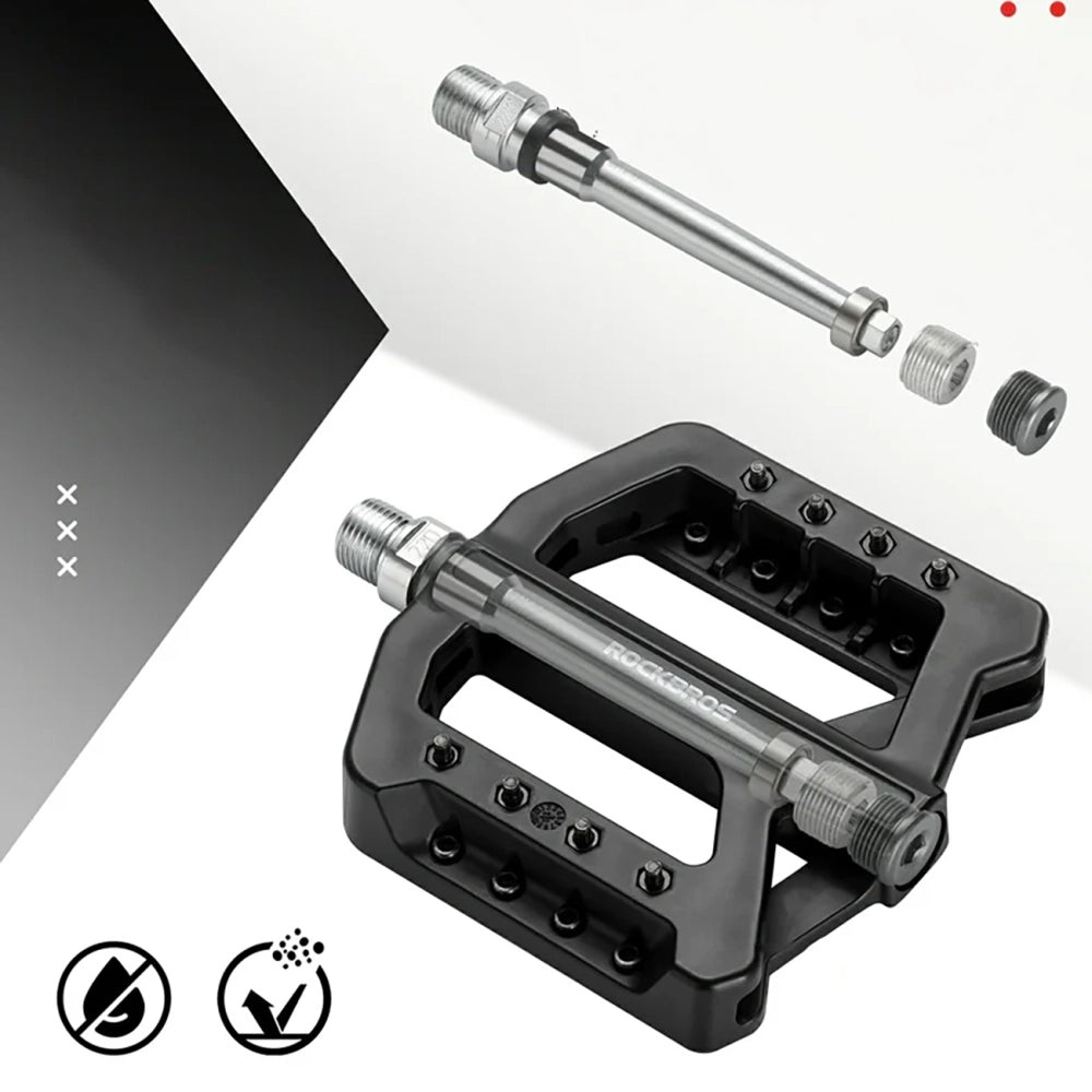 Rockbros RK01 Nylon Bicycle Pedals - Black