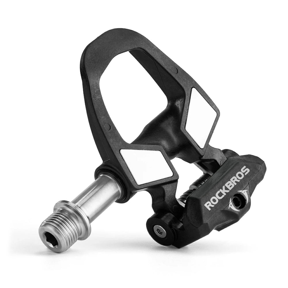 Rockbros RD9 Shimano SPD-SL Carbon og Titanium Alloy Pedaler - sort
