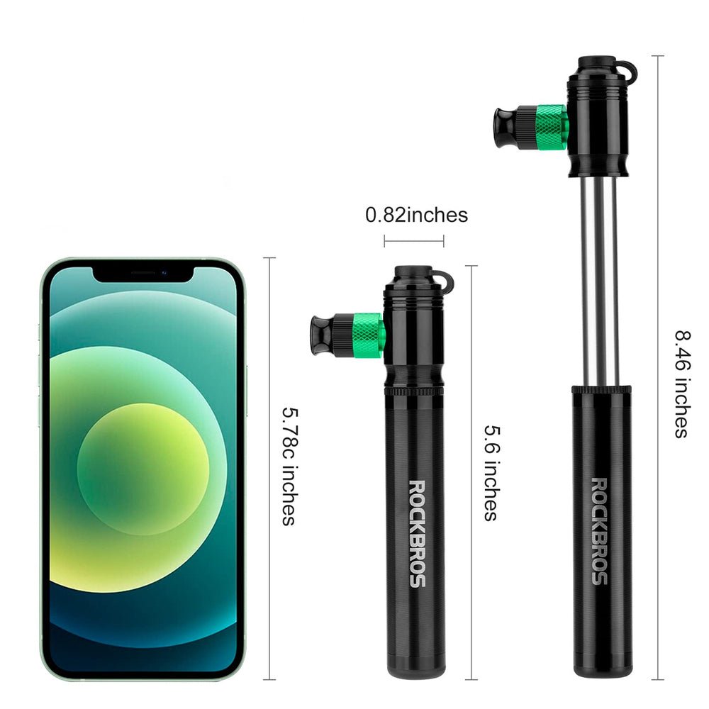 Rockbros HQ-75D-CO2 Manual/Aluminum CO2 Pump - Black
