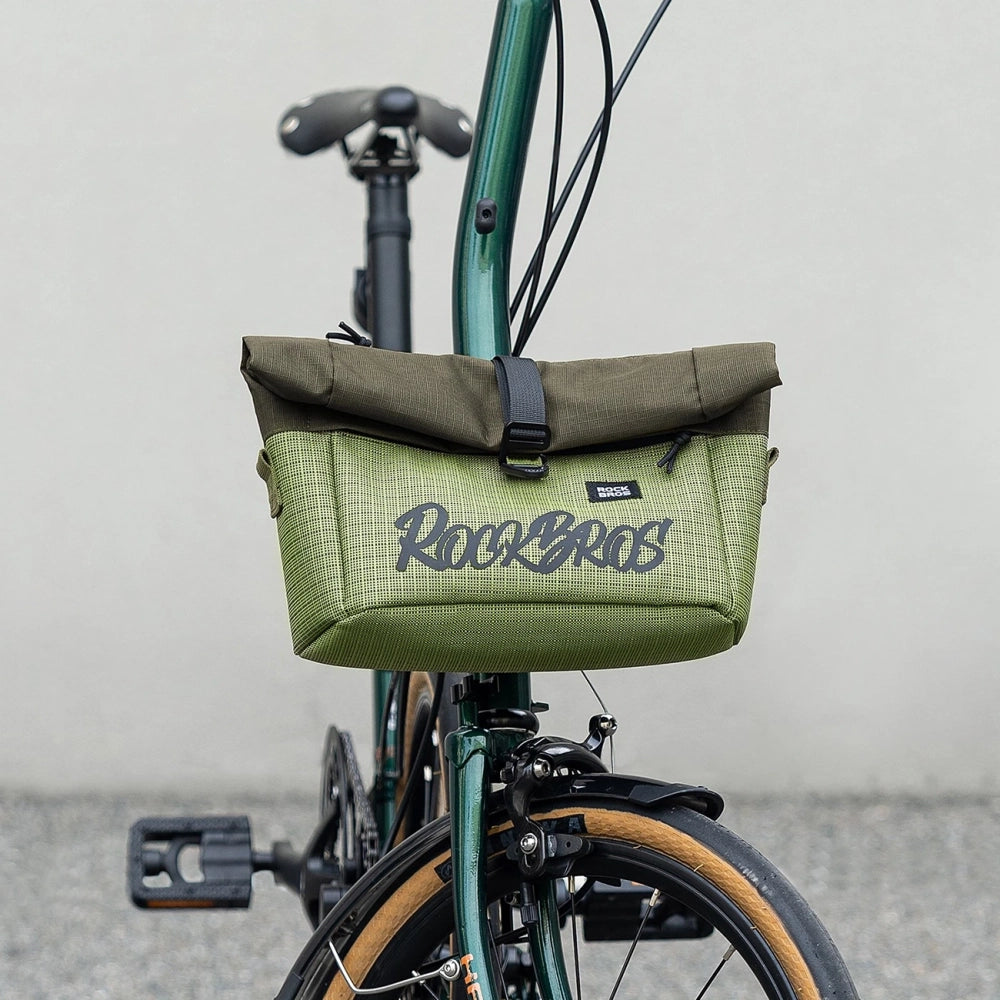 Rockbros W020-1 Foldable Handlebar Bicycle Bag - Green