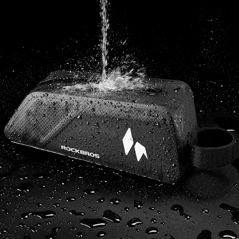 Rockbros AS-151 RideMate Waterproof Top Tube Bag - Black