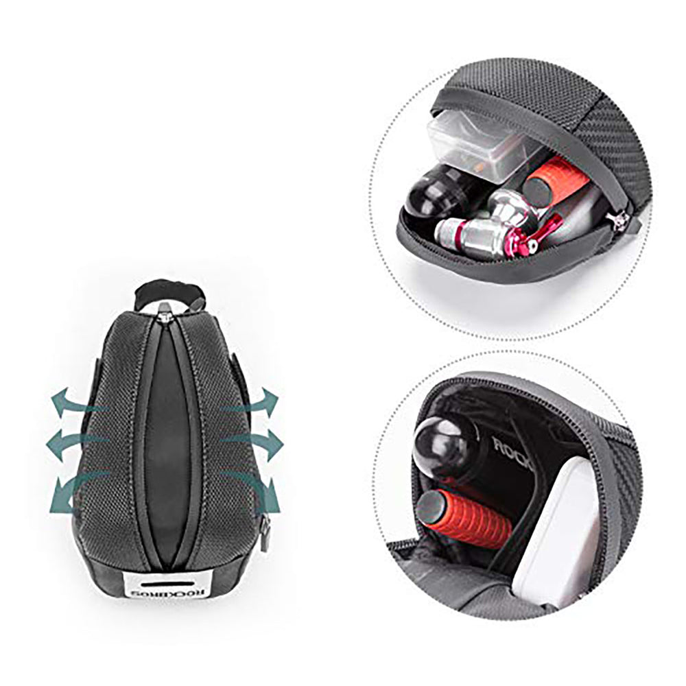 Rockbros B74 Bicycle Saddle Bag 0.75L - Black