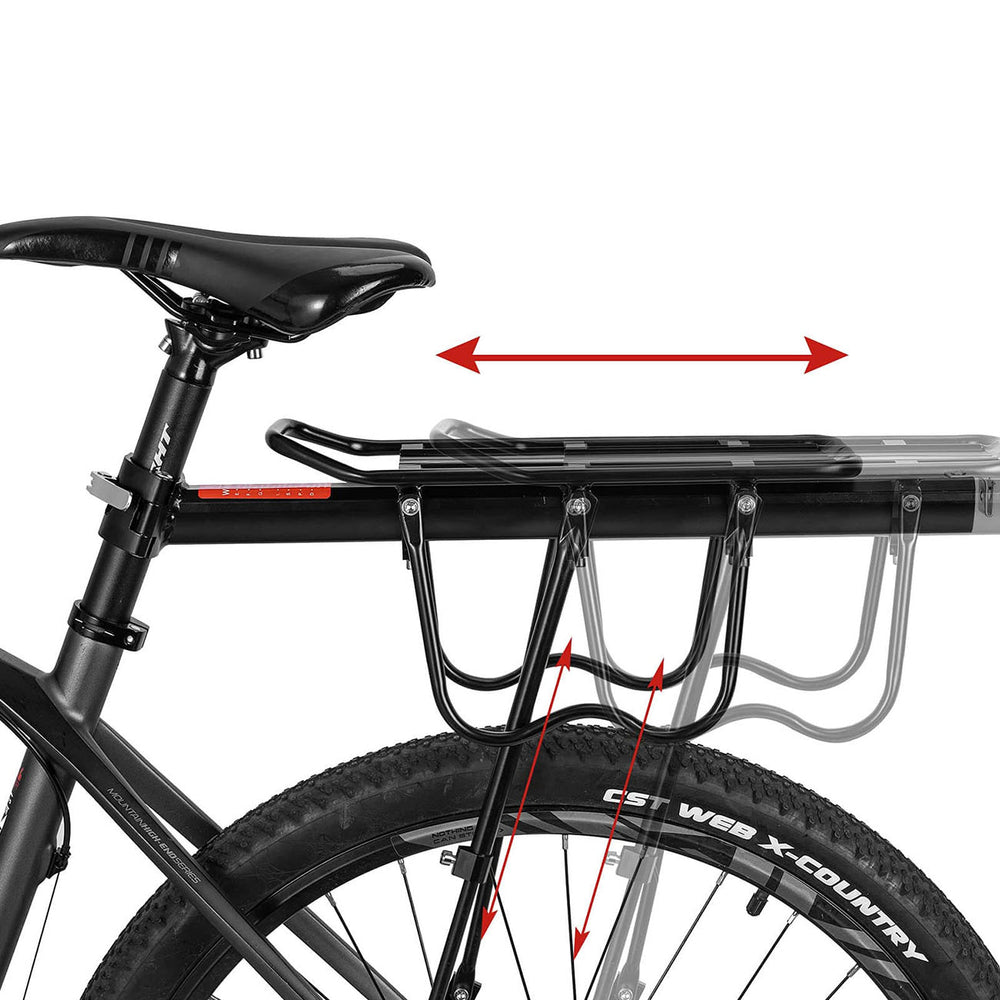 Rockbros Shelves bike rack - rear, seatpost, quick release