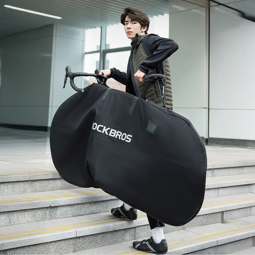 Rockbros D002 Elastic Carrying Case for 26" Road and Mountain Bikes - Black