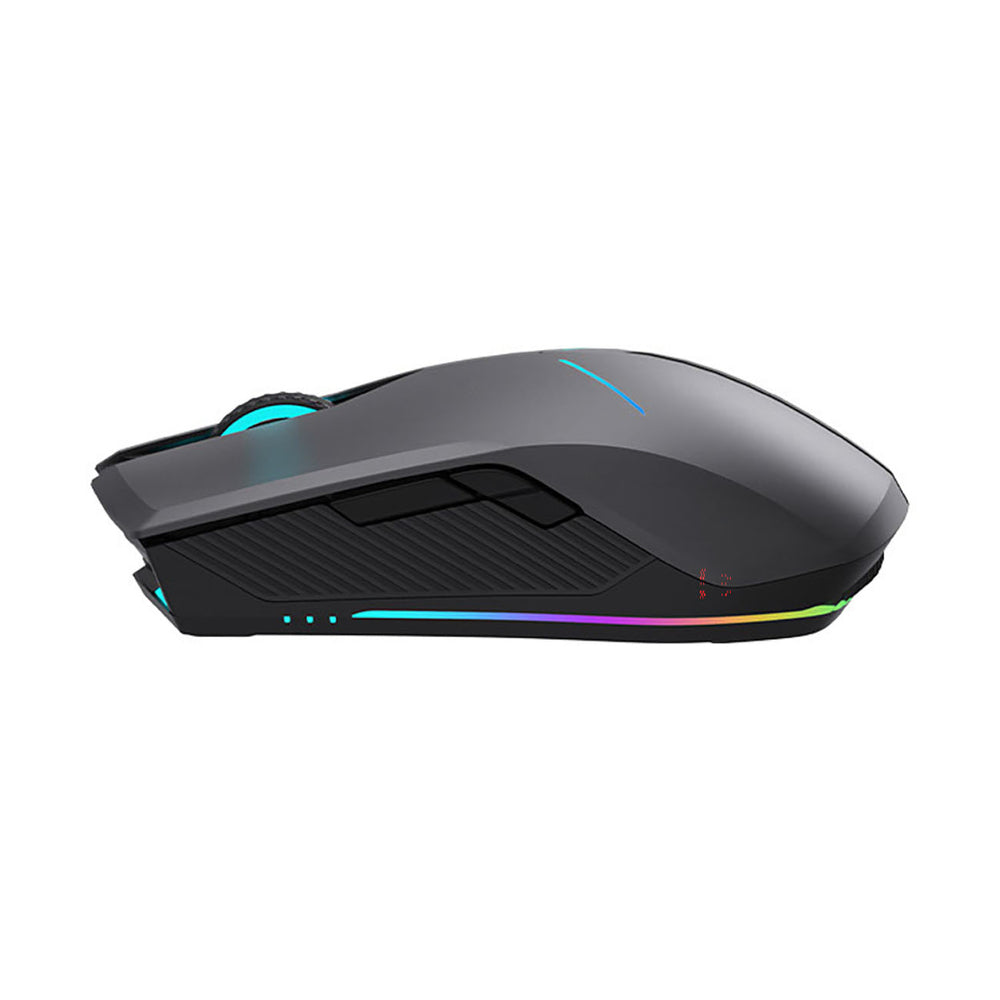 Machenike M721 trådløs spilmus 10000 DPI med RGB baggrundsbelysning - sort
