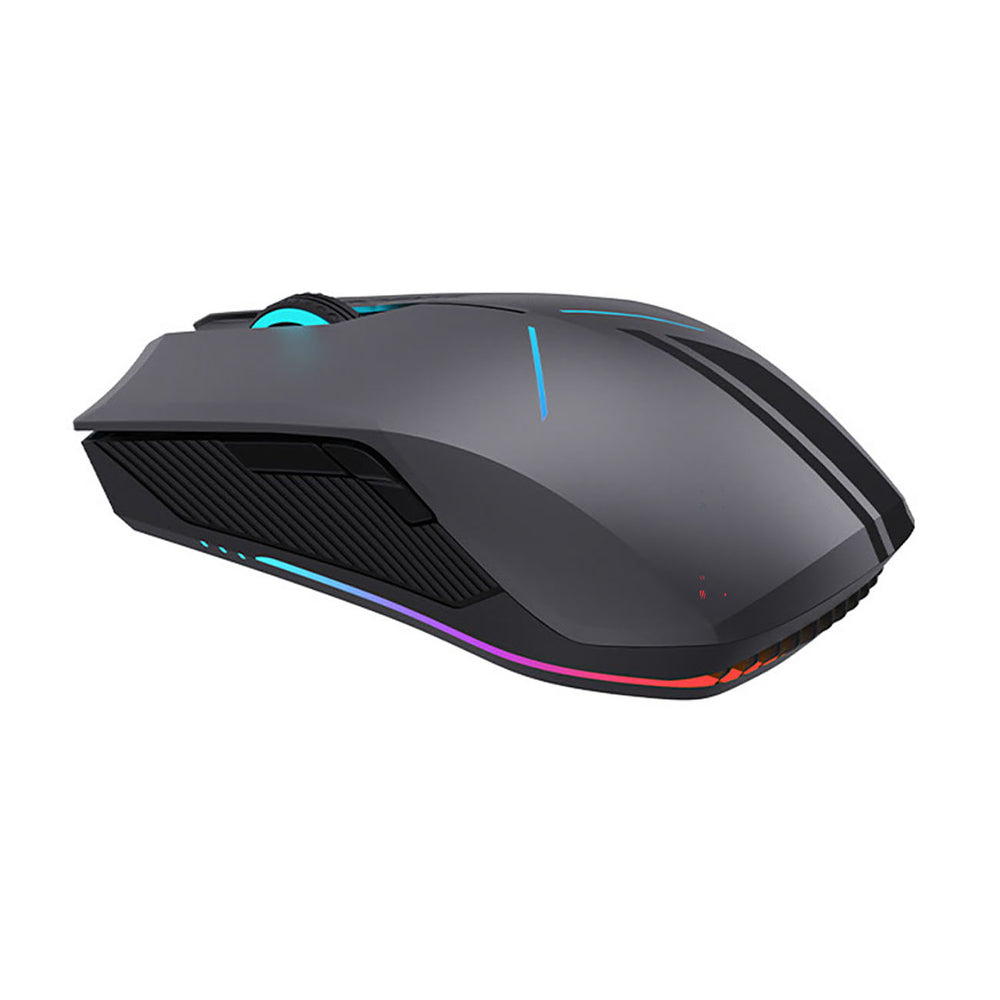 Machenike M721 trådløs spilmus 10000 DPI med RGB baggrundsbelysning - sort