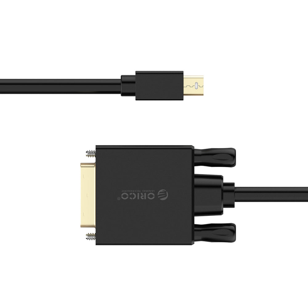 Orico XD-MDTD Mini DisplayPort to DVI Full HD 60 Hz Cable 3 m - Black