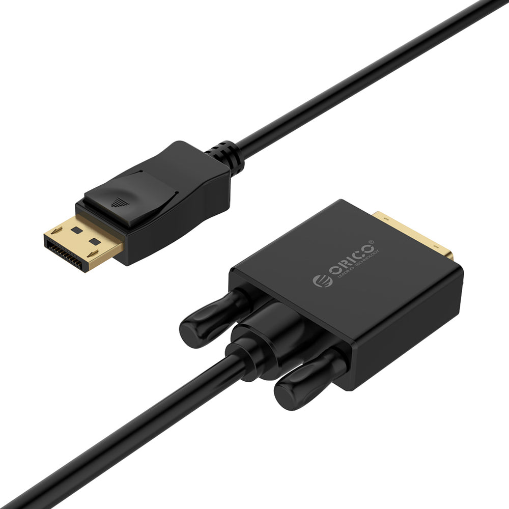 Orico XD-DTD DisplayPort to DVI 4K Cable 2m - Black