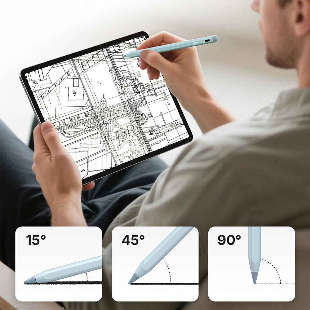Metapen A8 Active Stylus for iPad USB-C - Blue