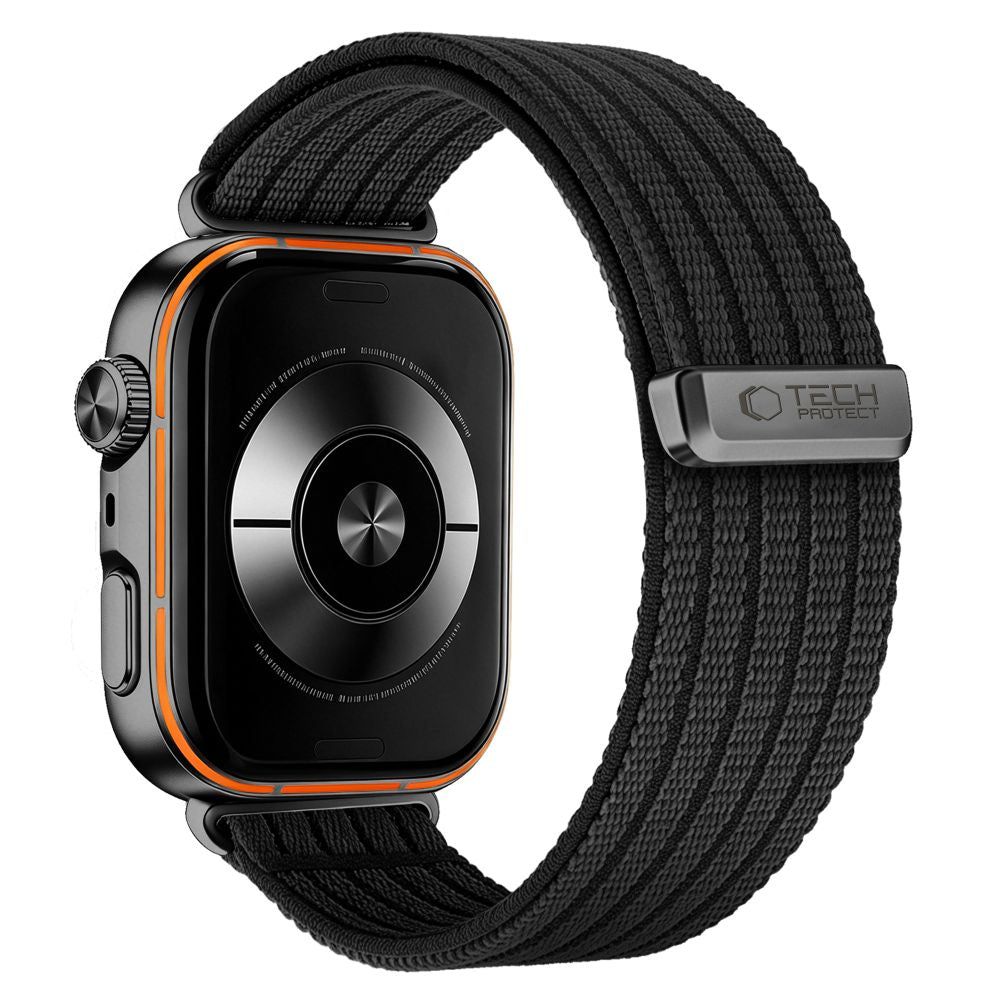 Tech-Protect Nylon Strap for Huawei Watch Fit 3 / 4 / 4 Pro / 5 / 5 Pro - Black