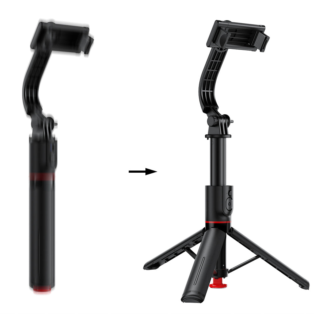 Acefast E42 Selfie Stick with Auto Tripod and Bluetooth Remote Control 1.05m - Black