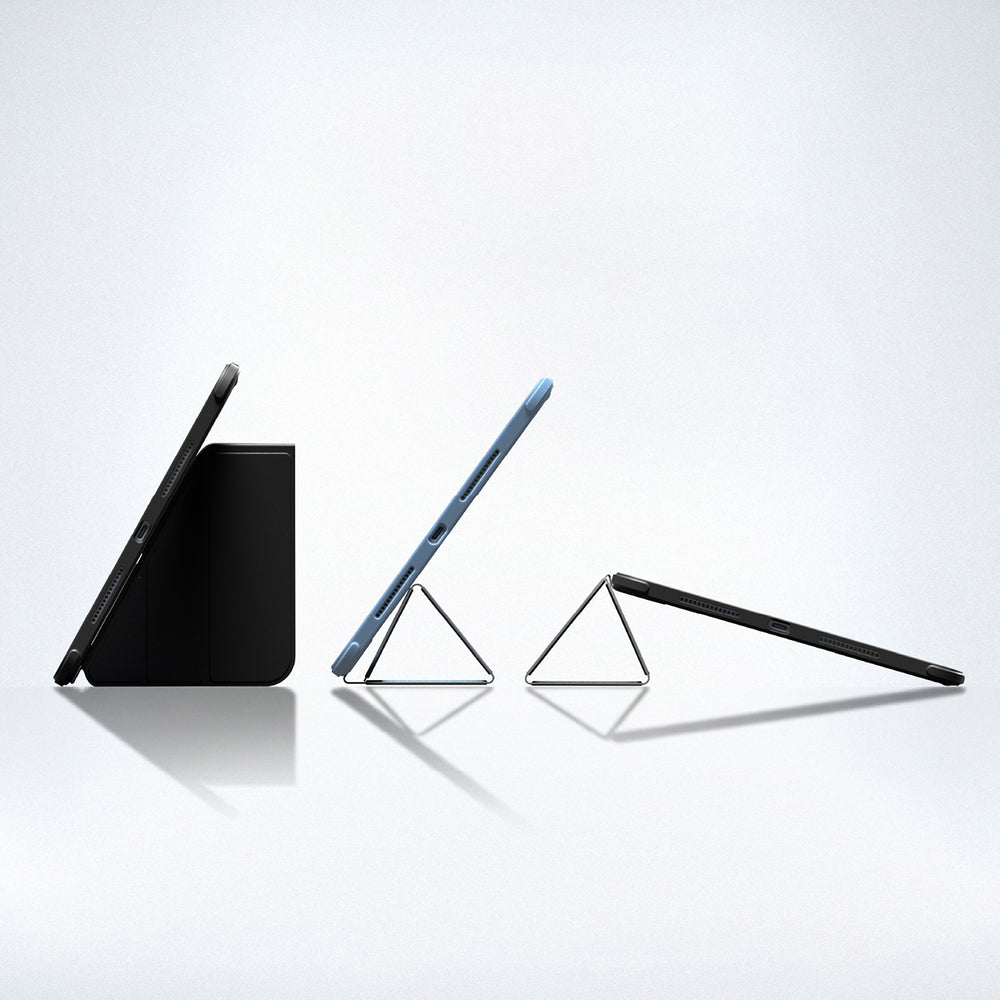AmazingThing Titan Pro Case til iPad A16 11" med 720°-rotationsstativ og blyantholder - sort