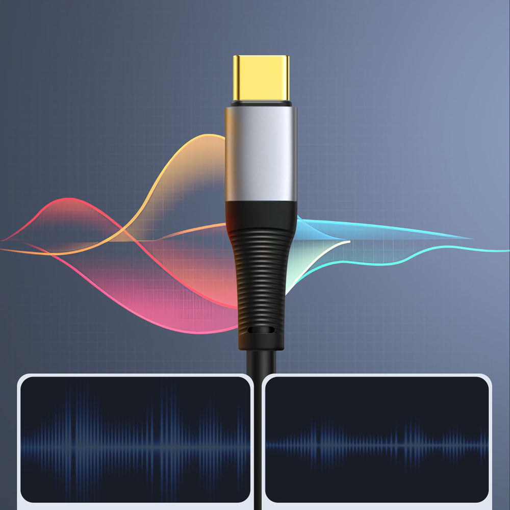 Orico AXC-02 USB-C til 3,5 mm jack audio kabel 50 cm - sort