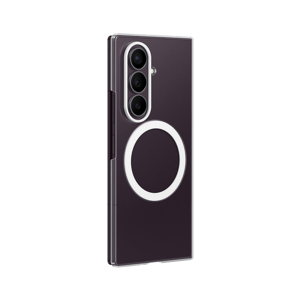 Samsung Clear Magnet Case til Samsung Galaxy Z Fold 8 Ultra 0,8 mm kompatibel med MagSafe + 2 pcs. antireflekterende film - gennemsigtig