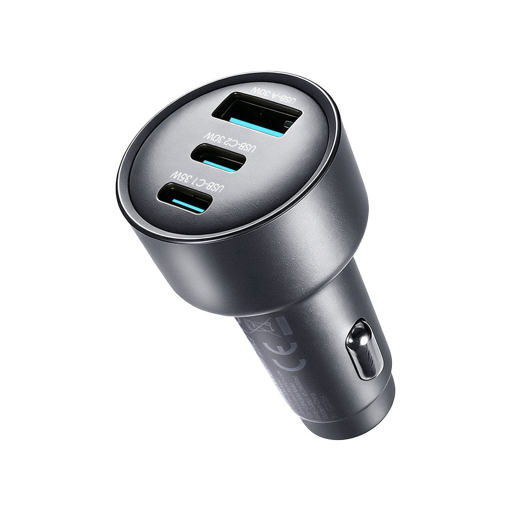 Joyroom JR-CCN19 65W 3-in-1 car charger Dark gray