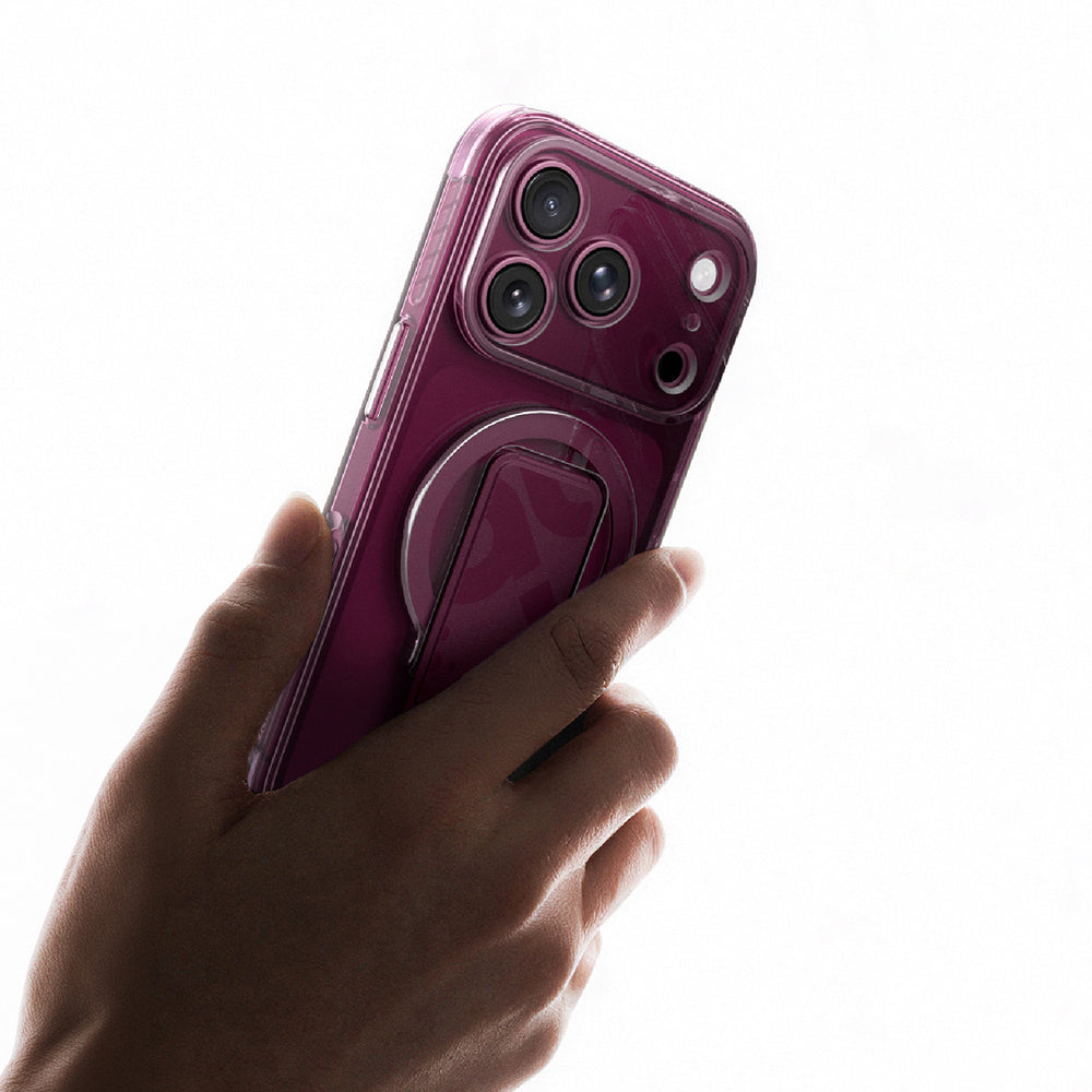 AmazingThing Titan Pro Lens Stand Set til iPhone 18 Pro Max med magnetisk holder og stand, kompatibel med MagSafe - Purple