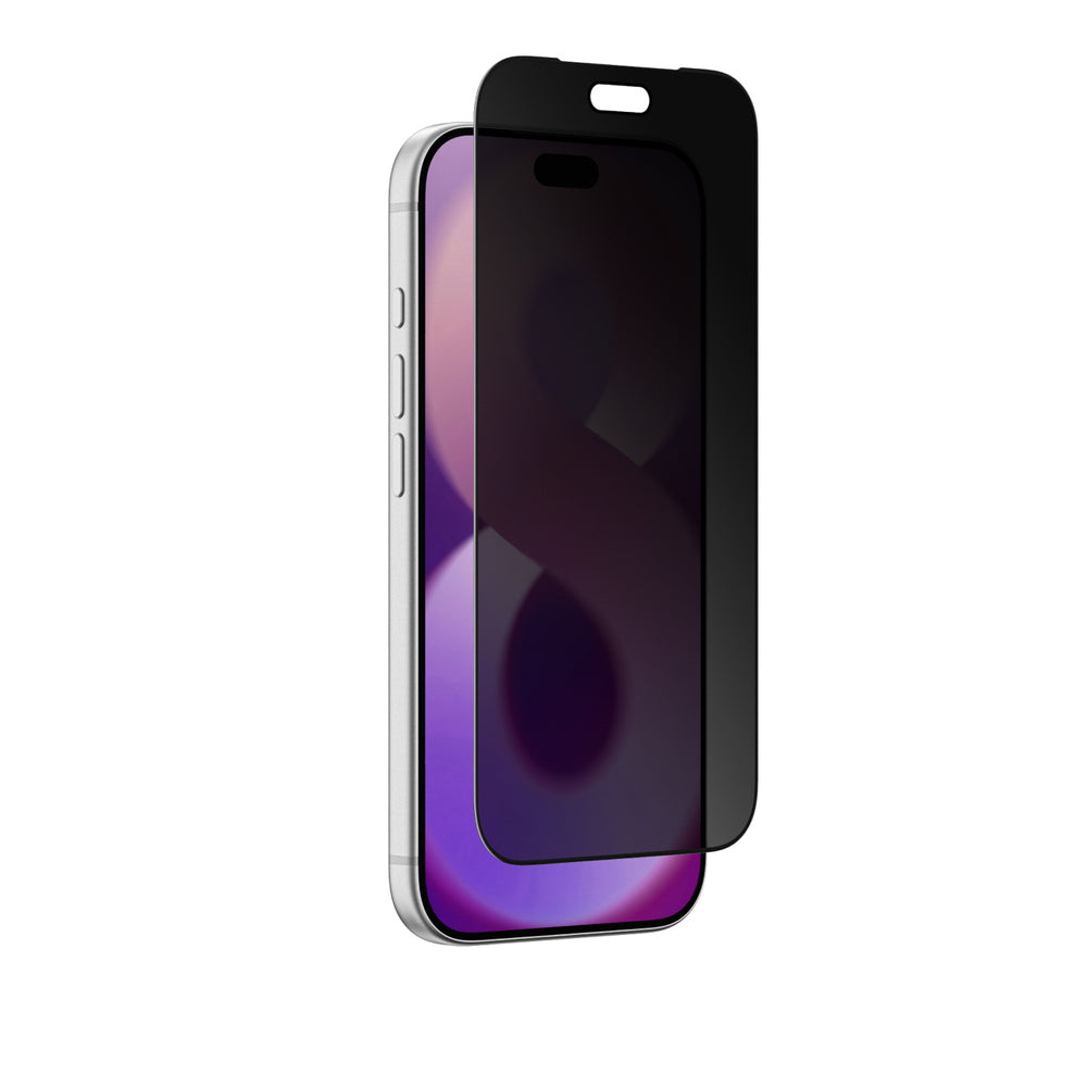 AmazingThing Radix +Care Privacy Glass til iPhone 18 Pro med monteringsramme