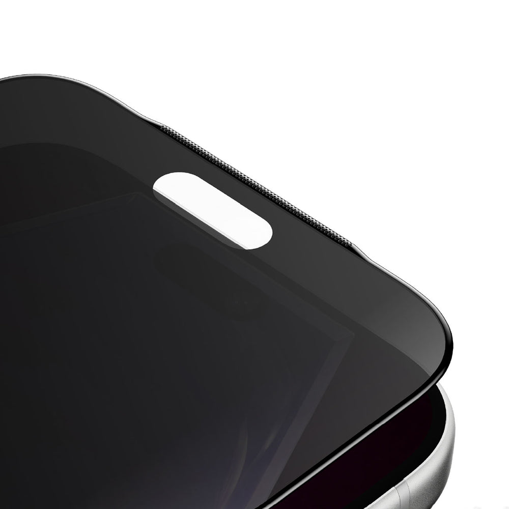 AmazingThing Titan +Care Privacy Glass til iPhone 18 Pro med monteringsramme