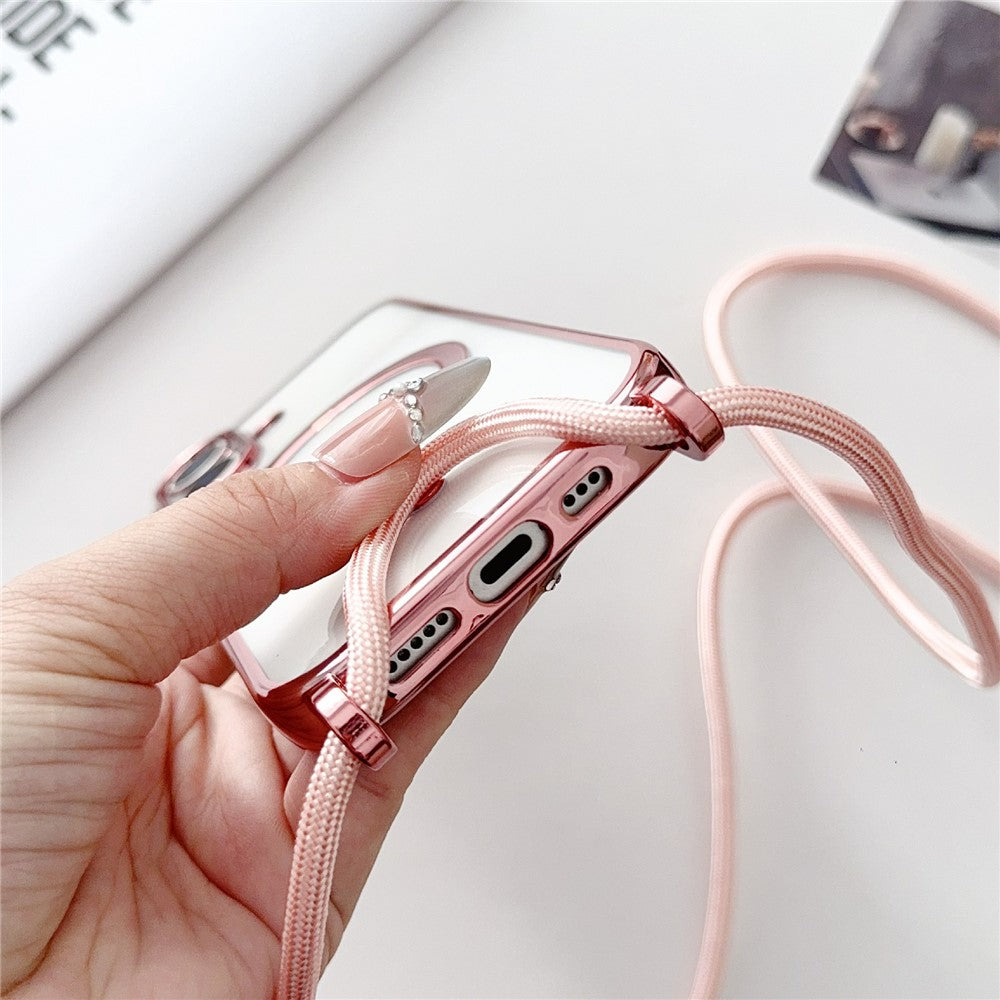 iPhone 17-kasse med krydsbånd, MagSafe-kompatibel - sort