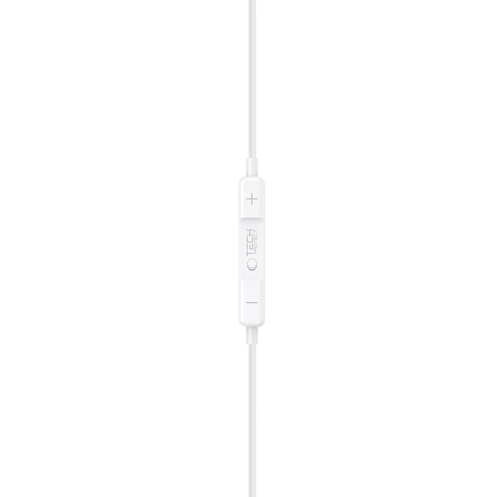 Tech-Protect Ultraboost Core G3 USB-C Wired Headphones - White